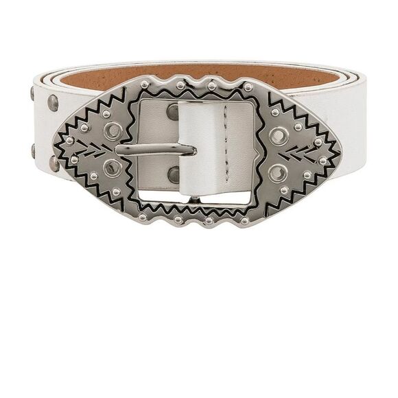 NWT‎ 8 other reasons revolve white studded belt